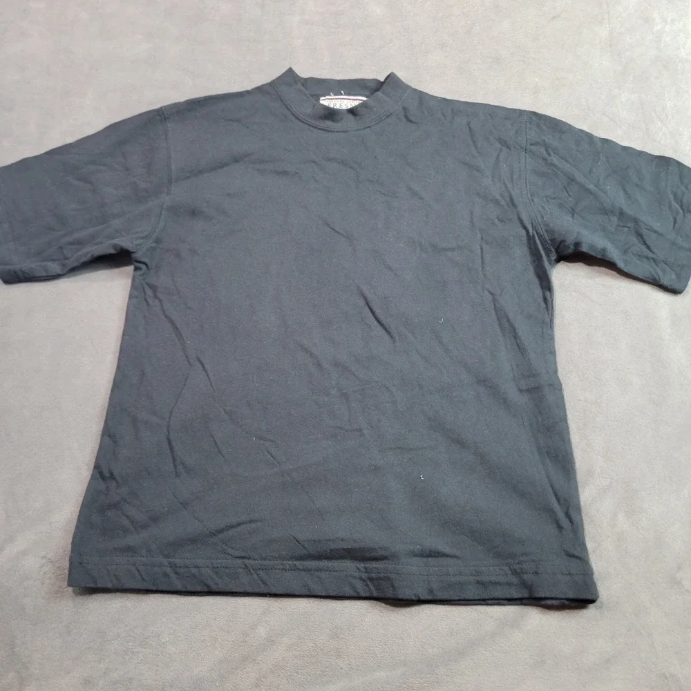 Fresno American Heritage‎ Kids Large Black Short Sleeve Cotton T-Shirt RN 57026